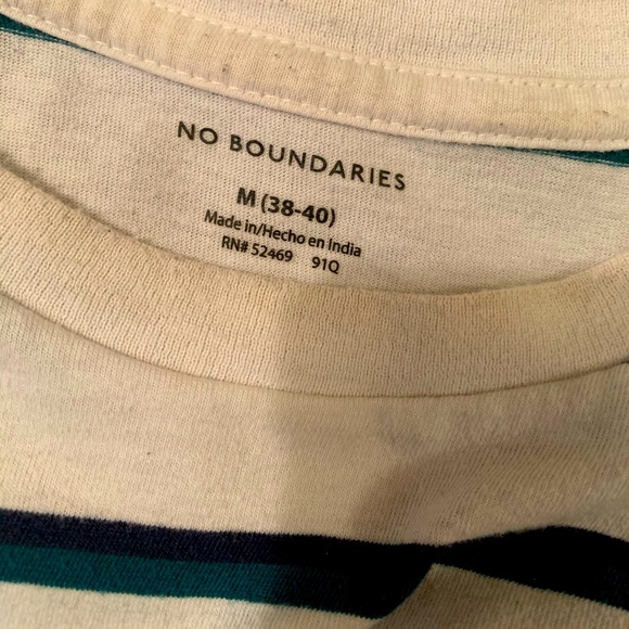 No Boundaries striped MD t-shirt, lightly used. - Picture 3 of 3